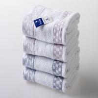 Buy cheap 72*34cm Pure Cotton simple classic grid face towel embroidered hand towel with product