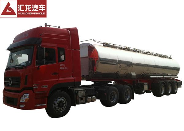 Buy cheap Anti Static Liquid Tank Trailers Low Residual Liquid Germ Free Tank from wholesalers