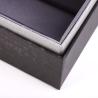 Buy cheap Decorative Rigid Magnetic Gift Box Silver Foil single bottle vodka Spirit Wine bottle box from wholesalers