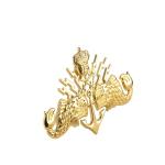 Aluminum / Tin Army Metal Badges Security Pole Badge Pin On