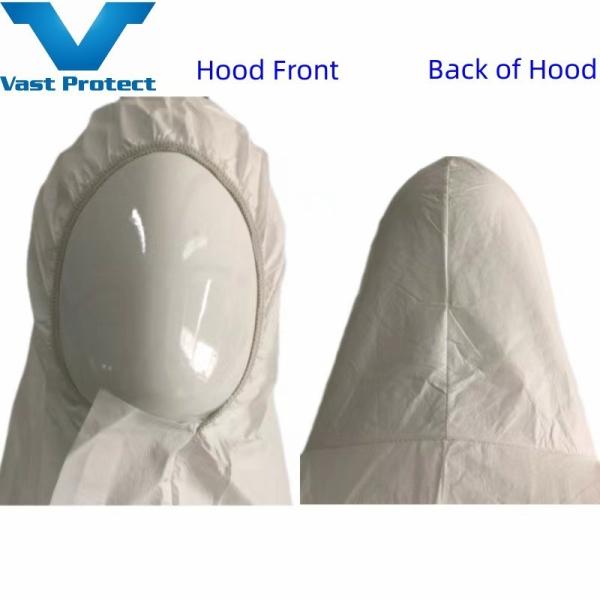 Buy cheap Anti Static Microporous Fabric Coverall Disposable And Breathable For Soft Protection from wholesalers
