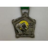 Buy cheap Durable Custom Sports Medallions , Promotional Awards Ribbon Running Race Medals product