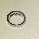 Buy cheap Luxury jewelry Luxury Jewelry Three drill sliding ring material 18k white gold from wholesalers