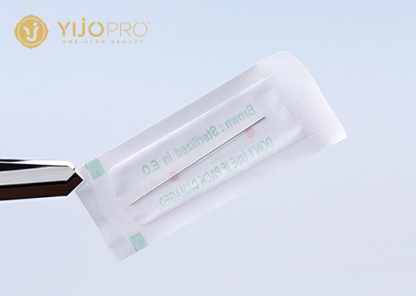 Buy cheap 1R Permanent Makeup Needles , 1 Round Liner Tattoo Needles For PMU Machine from wholesalers