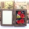 Buy cheap Luxury Gift Walnut Wood Photo Frame Preserved Flower Photo Frame For Lover Home Decoration from wholesalers