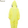 Buy cheap 3 Layer Yellow Beekeeping Outfits Ventilated Apicultura Beekeeping Suit from wholesalers