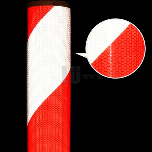 Buy cheap Red White Reflective Tape Sticker For Road Barrier Or Vehicles from wholesalers