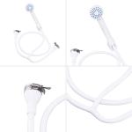 White Slip On Handheld Pet Shower 1.3m Long For Washing Hair