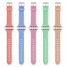 Buy cheap 38 40 42 44mm Silicone Rubber Watch Strap Band For Apple Watch 7 6 5 4 3 2 1 from wholesalers