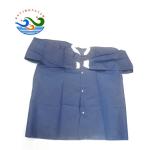 Non Woven Fabric SMS Long Sleeve Surgical Top Blue Green