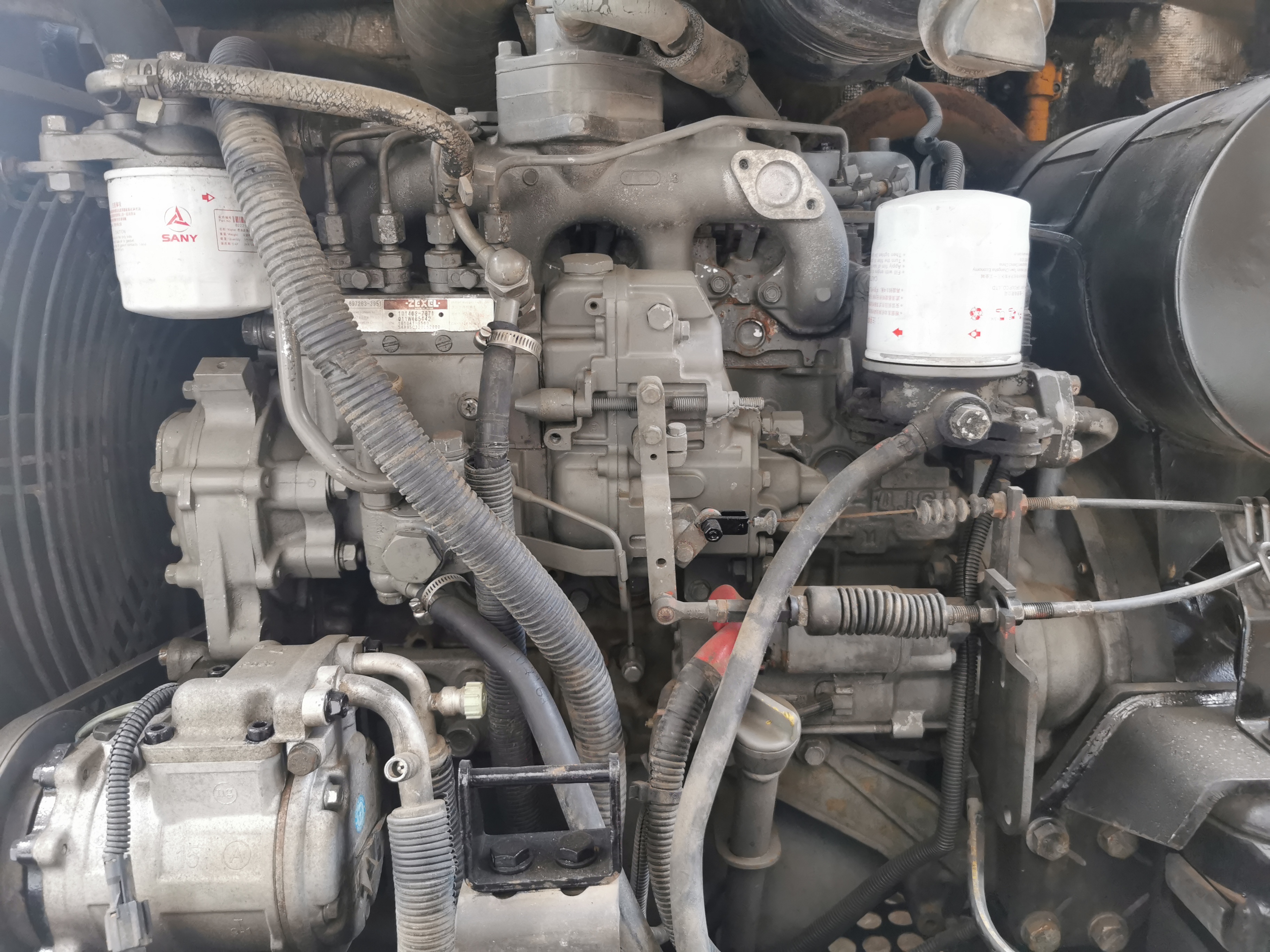 Highly Used Excavator Sany SY60 SY75 with Original Hydraulic Cylinder and ISUZU Engine