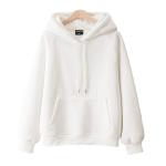 Soft fabric cotton rayon spandex hood with rope blank women hoodies