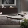 Buy cheap 110cm Long Marble Coffee Table Set from wholesalers