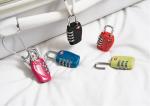 Zinc Alloy TSA 4-digital travel lock& Fashion Design silver Tsa Luggage Lock& 69