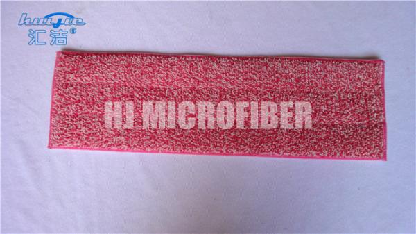 Buy cheap Red Dyed Yarn Twist Eco Friendly Microfiber Wet Mop Pads For Home Cleaning from wholesalers
