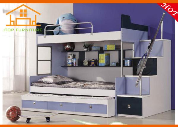 Buy cheap modern blue best twin size single children bed for toddler for sale kids bedroom furniture sets from wholesalers