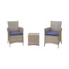 Buy cheap Waterproof Lounge Seater Bistro Table And Chairs Set Wicker Sofa Sets from wholesalers
