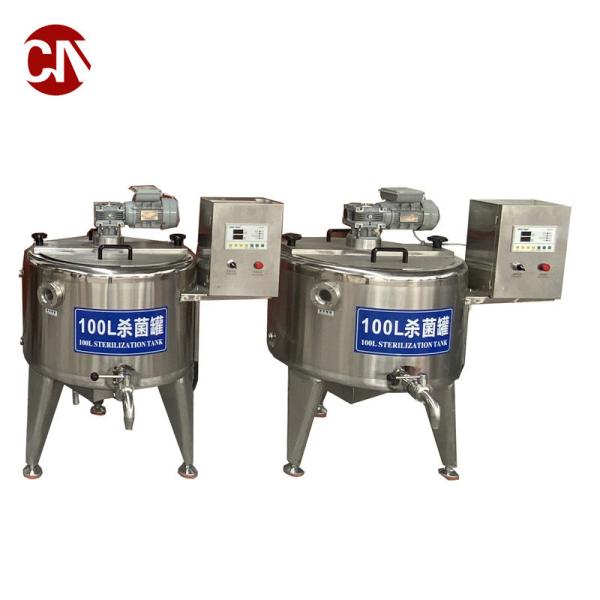 EEC Certified Stainless Steel 1000 Liter Batch Pasteurizer Tank for Milk Machine