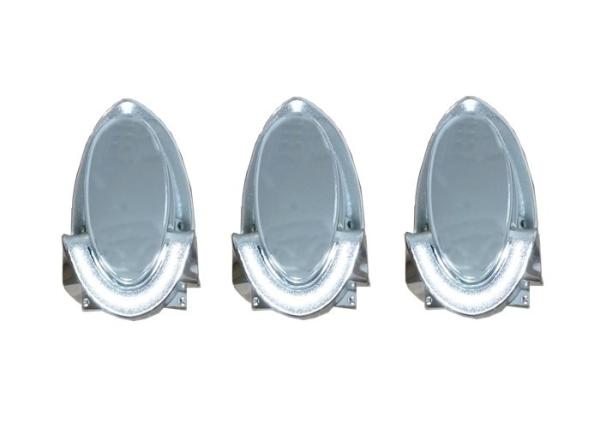 Buy cheap Standard Style Sliver Funeral Coffin Decorative Coffin Parts With Iron Tubes from wholesalers