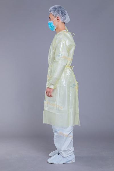 Buy cheap Bacterial Resistant 20gsm PP 17gsm PE Disposable Isolation Gowns from wholesalers