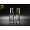 Buy cheap 30ml Round Essential Oil Serum Clear Glass Dropper Bottle With Thick Bottom from wholesalers