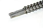 Co Rotating Twin Screw Extruder Machine Parts 10mm - 120 Mm Screw Shaft
