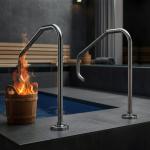 Heat-Resistant Stainless Steel Handrails for Saunas and Steam Rooms