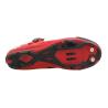 Buy cheap Custom Waterproof Cycling Footwear , Waterproof Flat MTB Shoes Red Color from wholesalers