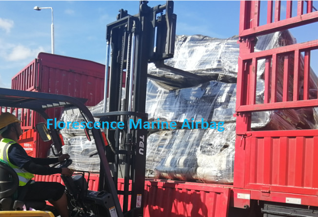 Marine Salvage Airbags, Buoyancy Bags For Boats Good Flexibility