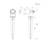 Buy cheap 6W LED Spike Spotlight with Hood for Outdoor Landscape Lighting from wholesalers