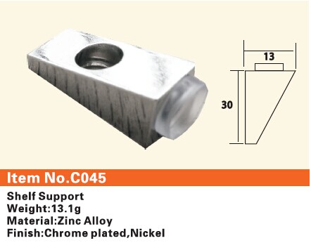 C045 Furniture connecting fittings:Shelf Support