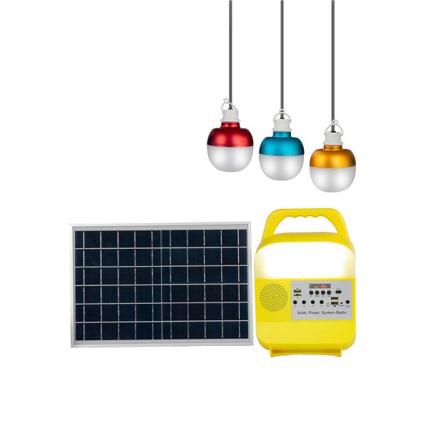Buy cheap IP55 6V 8000mah Portable Solar Lighting Kits For Garage from wholesalers