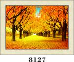 Landscape Painting 3D Lenticular Pringting 5D Pictures With Frame 30X40CM For