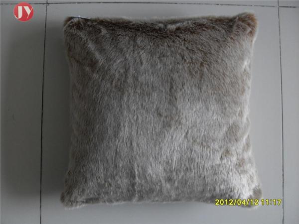 Buy cheap Natural Color Faux Fur Pillows Cushion Cover Dry Washable Car Seat Decorative from wholesalers