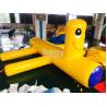 Buy cheap Airtight Samll Yellow Inflatable Water Floats / Blow Up Water Toys from wholesalers