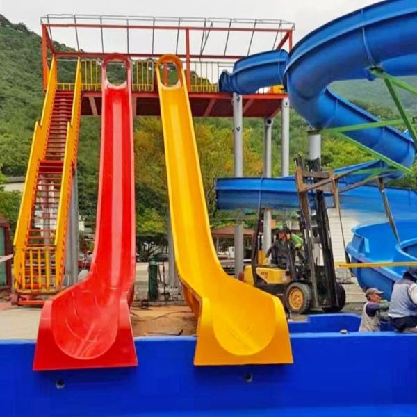 Buy cheap Swimming Pool Speed Water Slides Fiberglass Environmental Friendly from wholesalers