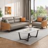 Buy cheap GENUINE Leather Modern Office Sofa Set Reception Sofa for Contemporary Office Talks from wholesalers