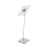 Buy cheap Floor Sign Display Holders Metal Electroplate For Supermarket , Store from wholesalers