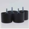 Buy cheap KR-P0394 HDPE Plastic 2 Inch Sofa Legs Round 2000PCS Quick Fitting 49g Weight from wholesalers