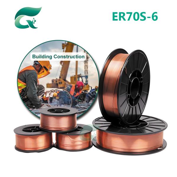 Buy cheap ER70S-6 Copper ARC Welding Wire MIG 0.8 ER50-6 Gas Shielded For Mild Steel Weld Carbon Steel Alloy Co2 Material from wholesalers