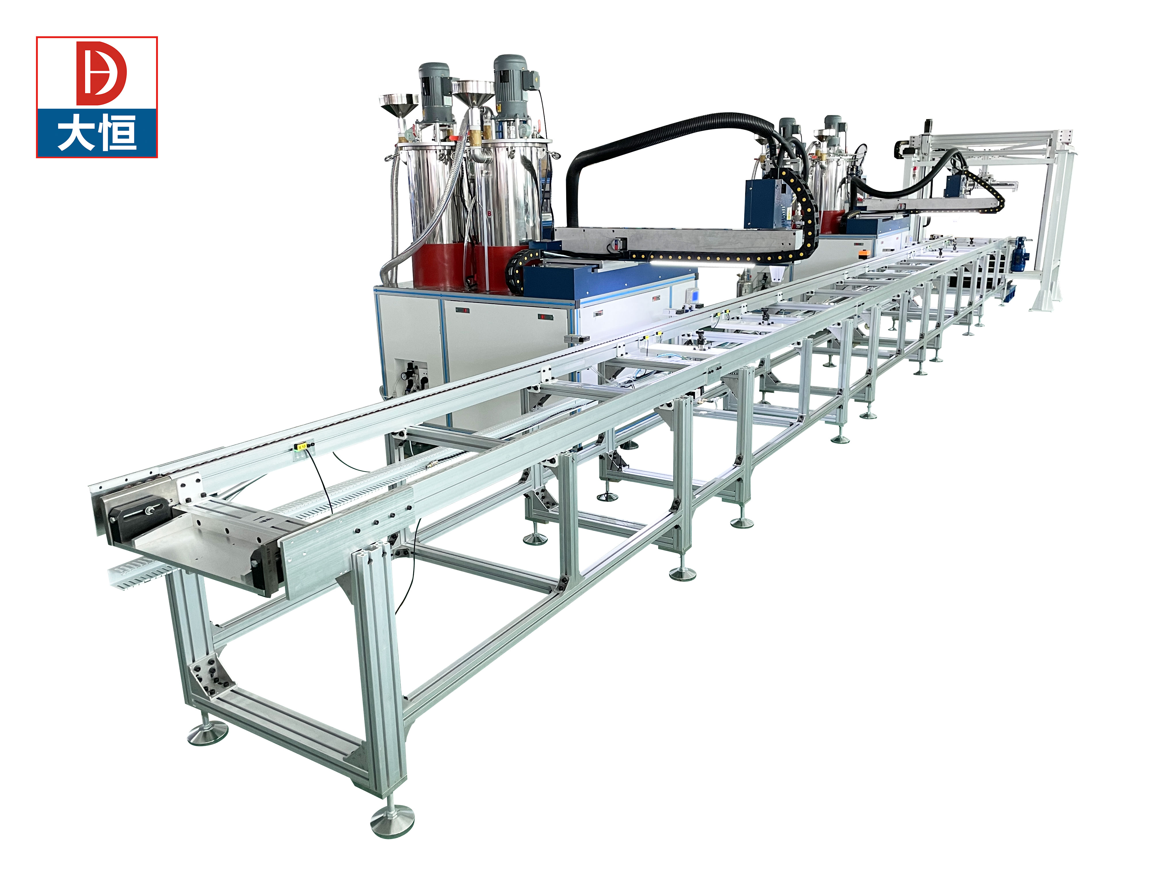 Case Packaging Type Automatic Glue Dispenser for AB Glue Potting on Conveyor System