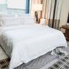 Buy cheap 100% cotton hotel and home luxury bedding sets white jacquard hotel cotton comforter set bed sheet from wholesalers
