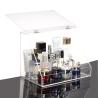 Buy cheap Plexiglass Makeup Display Stand Clear Acrylic Storage Box Plastic Organizer from wholesalers