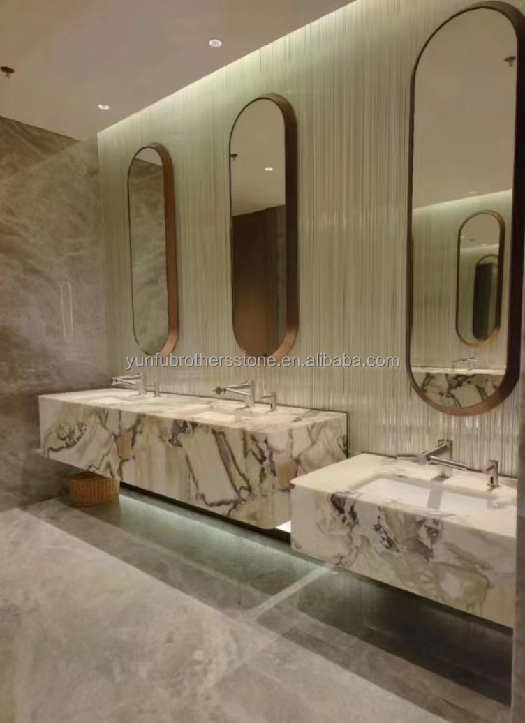 Polished Milk White Alabaster Marble Big Slab for Living Room and Dining Table Flooring