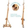 Buy cheap H Frame Floor Standing Wooden Easel large Artist Studio Floor Easel For Hold Canvas from wholesalers