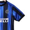 Buy cheap Inter Milan 1999 Retro Home Football Jersey Classic Blue and Black Stripes from wholesalers