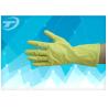 Buy cheap 100% Natural Latex Household Gloves With Dipped Flocklined Washing Rubber Gloves from wholesalers