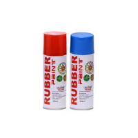 Buy cheap Colorful Red / Blue Yellow Rubber Spray Paint 400ML For Car Shield And Tire product