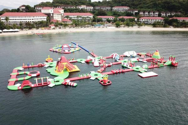 Buy cheap Amusement Floating Sea Sport Games Inflatable Water Park For Adults Kids from wholesalers