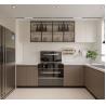 Buy cheap Glossy White U Shaped Kitchen Cabinets Modular Lacuqer Kitchen Furniture from wholesalers